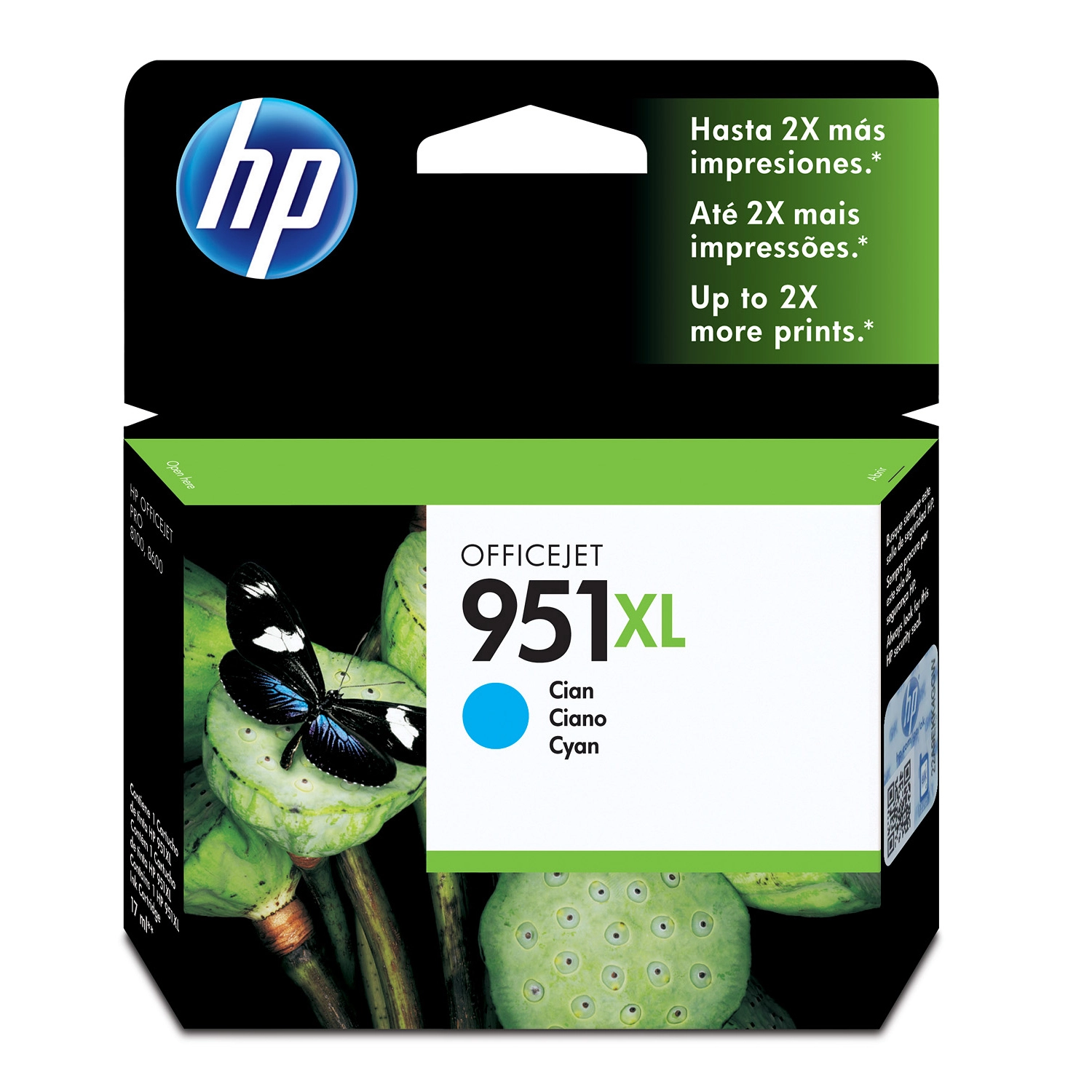 Cartucho de Tinta HP 951XL Cian Alto Rendimiento — foto 2
