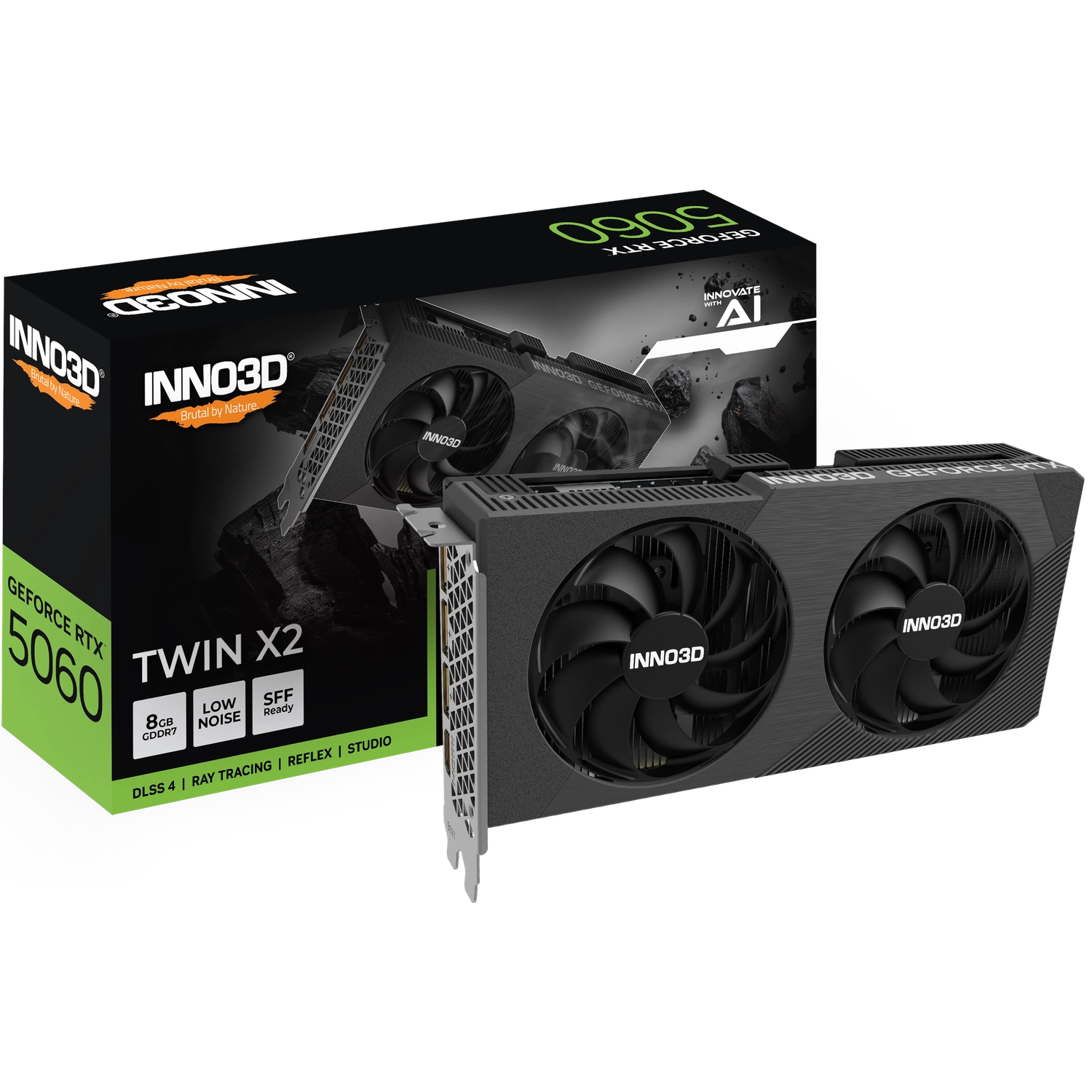 Placa de Video Inno3D GeForce RTX 5060 Twin X2 8GB