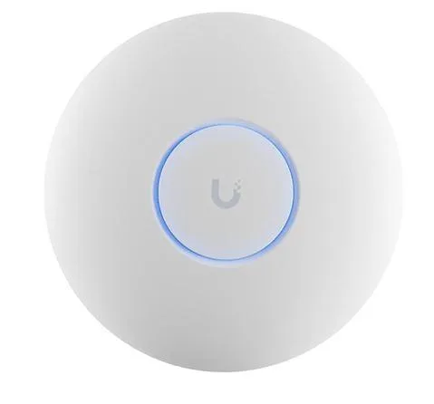 Compact, ceiling-mounted WiFi 7 AP with 4 spatial streams and 2.5 GbE uplink.