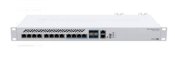 SWITCH MIKROTIK 312 1ETH 4-SFP+ 8ETH 1-2.5-5-10G S/C