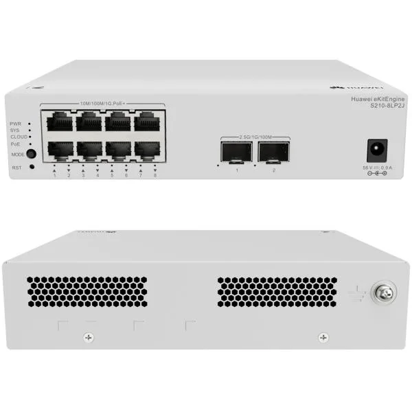 SWITCH HUAWEI EBG 8P GE 2-SFP 2,5GE POE+ (32W) LAYER 2