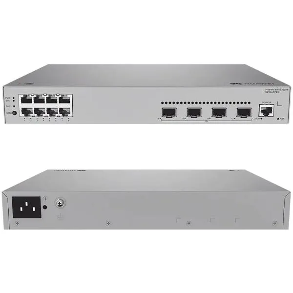 SWITCH HUAWEI EBG 8P GE 4-SFP GE POE+ (124W) LAYER 2+