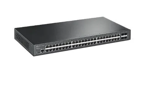 SWITCH TP LINK 48 PUERTOS GIGABIT L2 ADMINIS. 4SFP 10GB