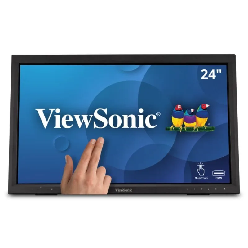 Monitor Viewsonic táctil 24" 1920 x 1080 Full HD