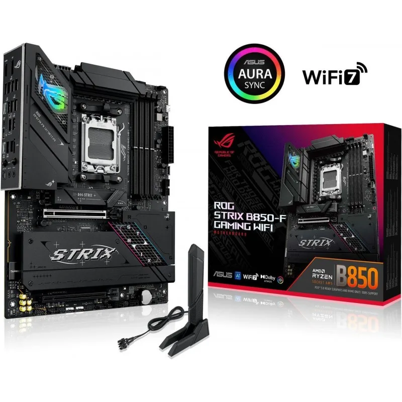 MOTHER ASUS (AM5) ROG STRIX B850-F GAMING WIFI — foto 3