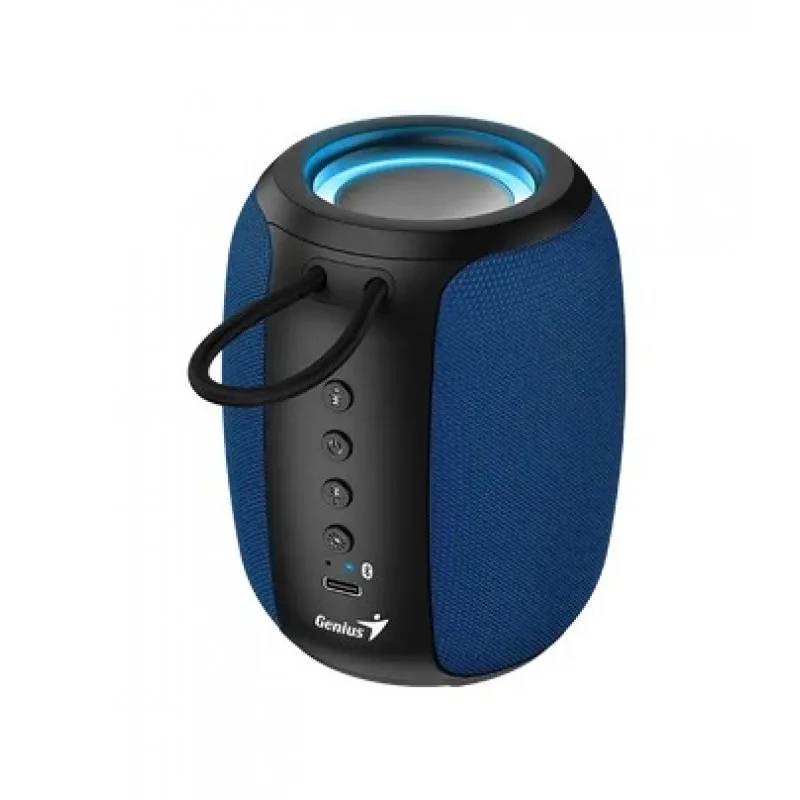 PARLANTE PORTATIL BLUETOOTH GENIUS SP-915BT RGB BLUE — foto 2