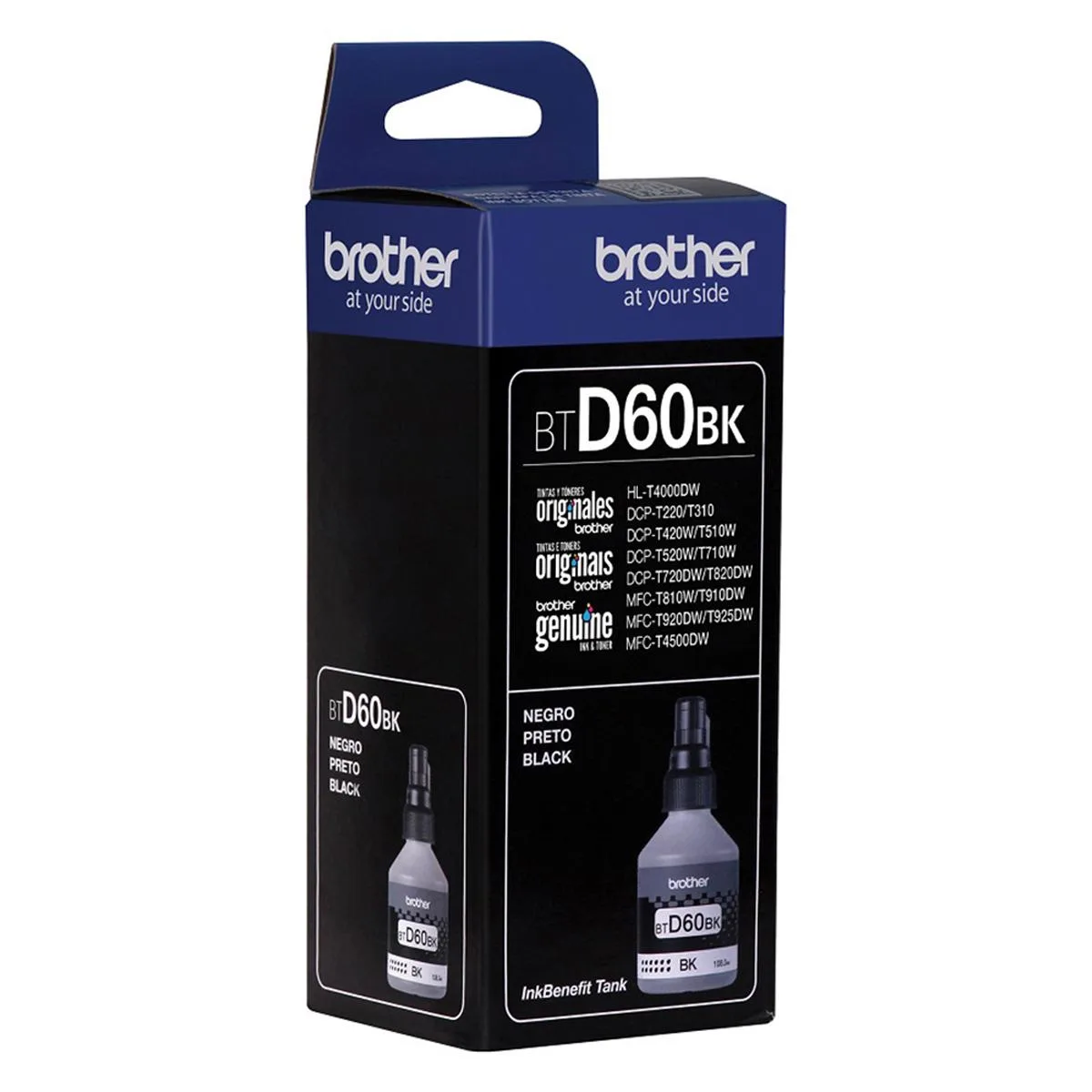 Tinta Impresora Brother Btd60bk Negra 108 Ml — foto 2