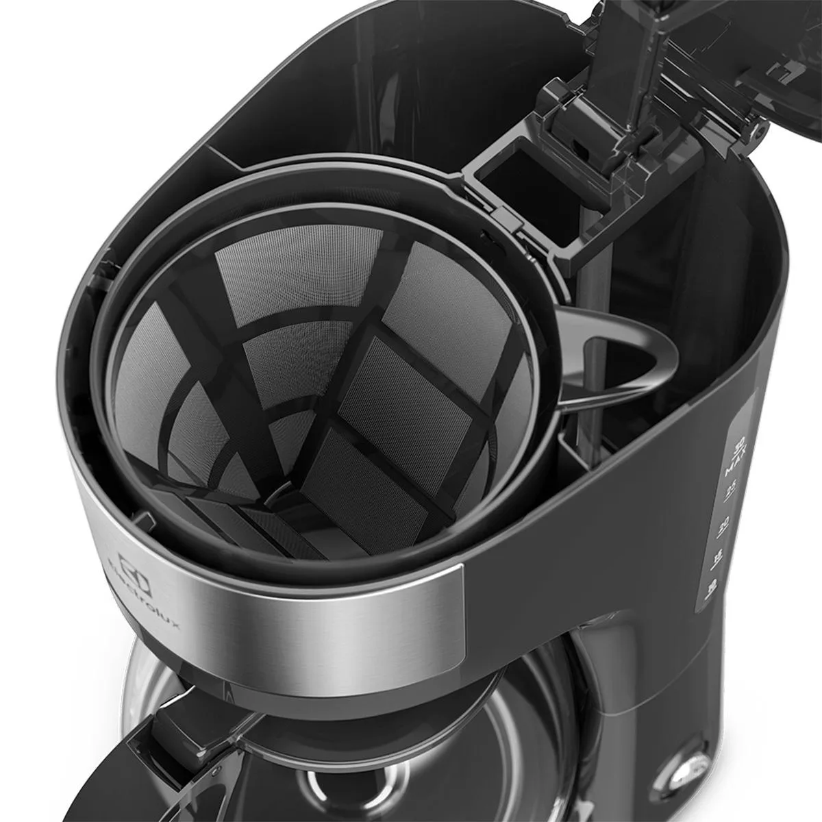 Cafetera Eléctrica Electrolux Inox Ecm20 1,2l Color Negro — foto 3