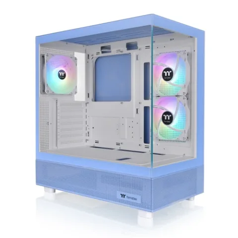 Gabinete TT View 270 Plus Mid-Tower TG x2 Fan ARGB x3 Hydrangea Blue (4212)