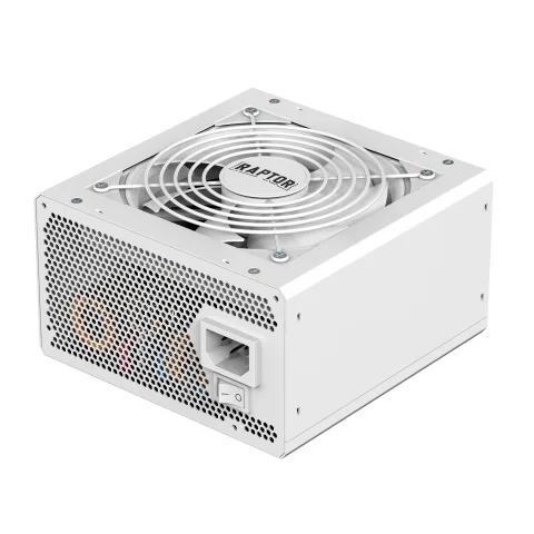 Fuente Raptor Volt 800W 80 Plus Gold Full Modular PCIe 5.1 Blanca (7633)