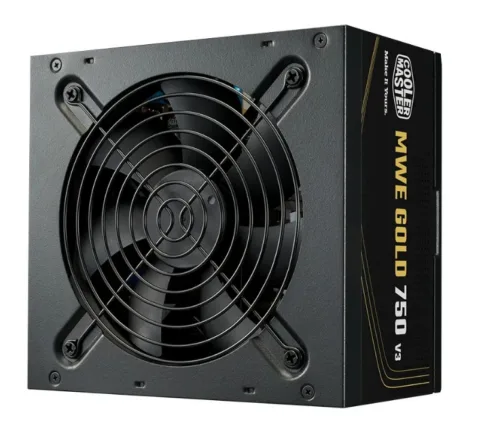 FUENTE COOLER MASTER MWE GOLD 750W V3 NM FR (No Modular)