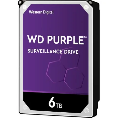 Disco Rígido Western Digital WD Purple Surveillance 6TB WD64PURZ