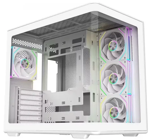 GABINETE COOLER MASTER 600 ELITE WHITE ARGB x 4 COOLERS