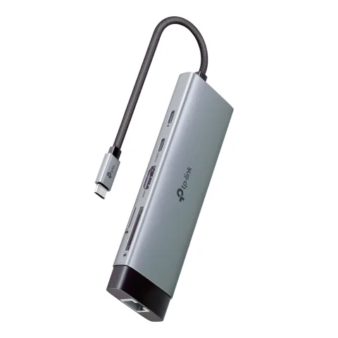 Adaptador de Red TP-Link Hub USB-C 9 en 1 Hdmi/Eth/SD/MICRO-SD/USBx3/USB-C 