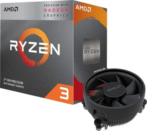 Procesador AMD Ryzen 3 3200G Socket AM4 4 Núcleos hasta 4,0 GHz con Gráficos Radeon Vega 8