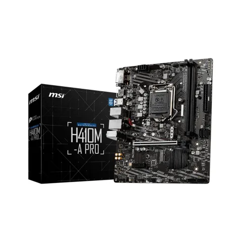 Motherboard MSI H410M-A PRO Socket LGA1200 DDR4 micro-ATX Chipset Intel H410